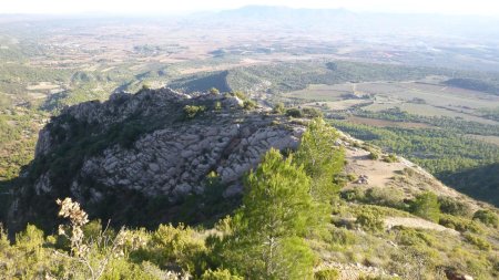 Le sommet de la virgule rocheuse de la Torque, sous le refuge Baudino
