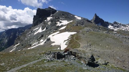Col de St-Véran, Rocca Bianca et la tête des Toillies