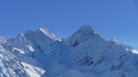 Zoom sur Pic de la Grande Valloire et Rocher d’Arguille.