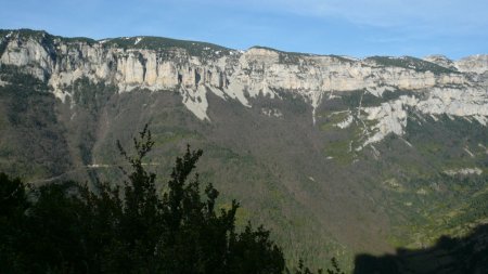 Du Belvédère, le Dôme du Glandasse et Combe de Veyranche.