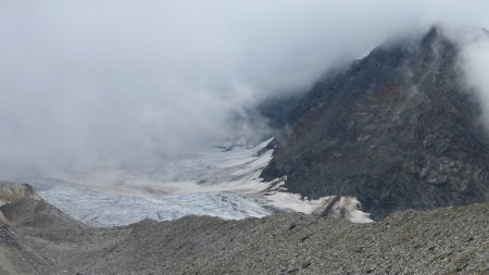 J4 Le glacier, la moraine