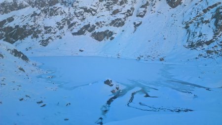 Le Lac de la Fous vu du Refuge d’hiver