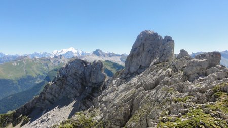 Pointe Dzérat et Mont Blanc