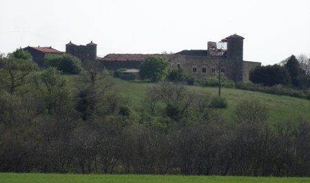 Au zoom, le château de la Mouchonnière.