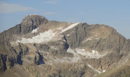 Le Gélas (3143m) et la cime Chafrion (3073m)