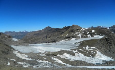 Le Glacier de Rochemelon, entièrement en glace ! Pauvre de lui !