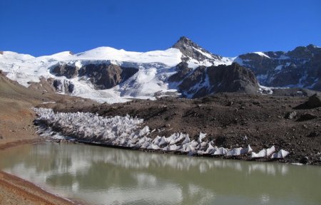 Panorama sur les glaciers du Cerro Cuerno