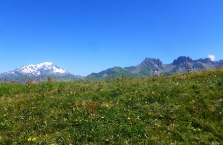 Le Mont Blanc, la Brèche de Parosan