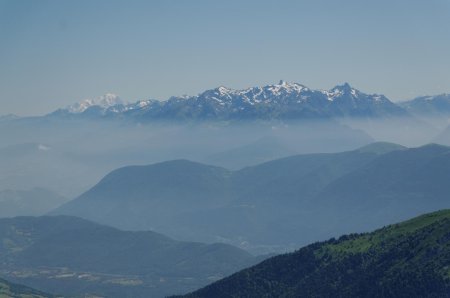 Belledonne et le Mont Blanc