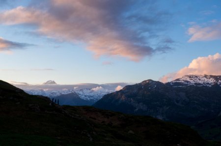 Panorama sur le Mont Blanc