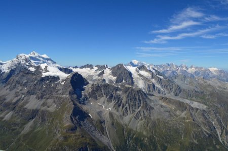 Le Grand Combin et le Mont Blanc