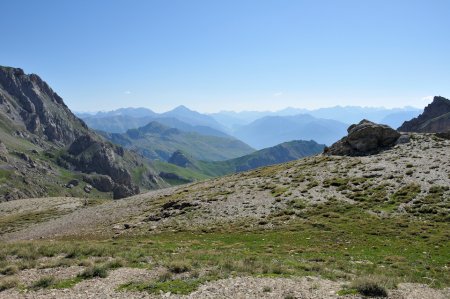 Briançonnais vu des hauteurs du Col de Vallouise