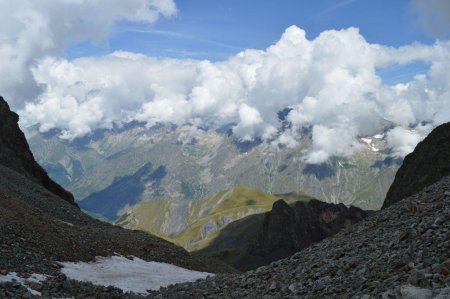 Au Col de Parières, vue sur le Chapeau (Fait deux Jours avant)