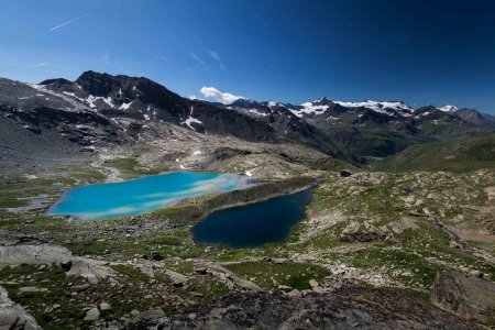 Lacs, glaciers et refuge/ alexis crozier