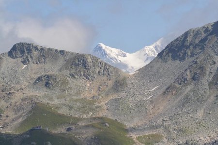 Mont-Blanc derrière le Col du Grand Fond