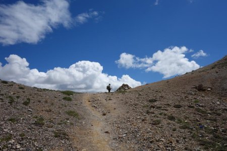 Le Col de Girardin et son cairn
