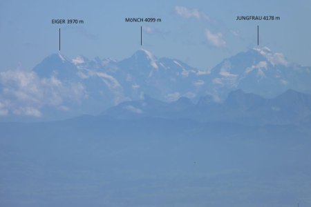 Eiger, Mönch et Jungfrau