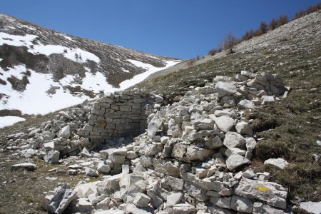Ruines de la cabane de Chaudette