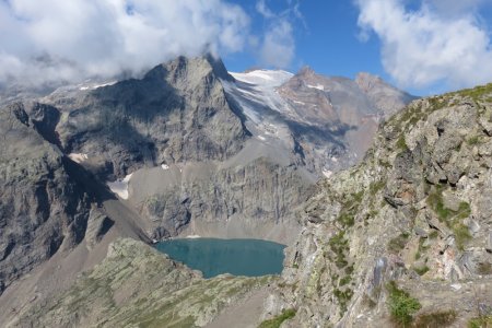 Lac de l’Echauda, glacier de Séguret Foran