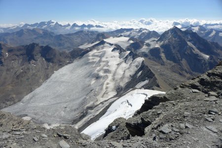 Glacier de la Gliairetta et Grand Paradis