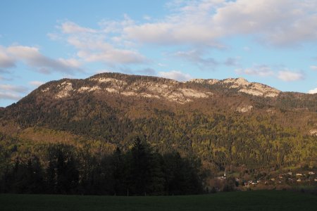 La Motte-en-Bauges, monts Chabert et Julioz.