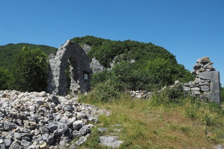 Les ruines de l’église Saint-André.