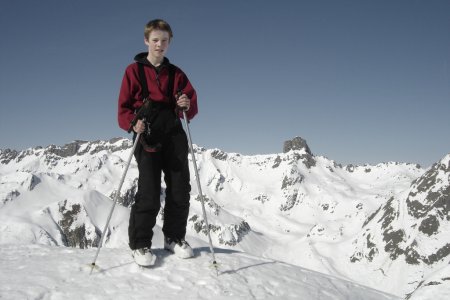 Au sommet du Petit Châtelet (2461m)