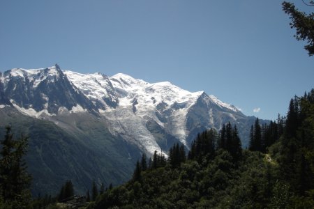 Mont Blanc et dôme du Goûter