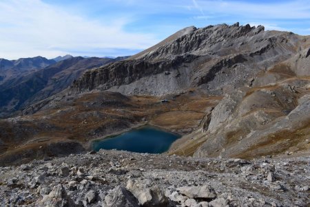 Le Lac Premier vu du Pas de la Couleta.