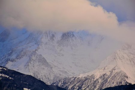 Apparition des contreforts du Mont Blanc