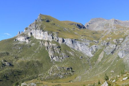 Becca d’Aran, Mont Roisetta et Torrent de Cheneil (que suit le N° 26).
