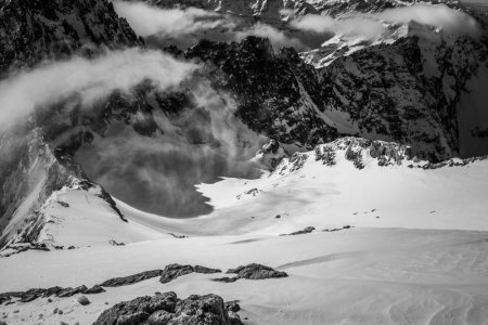 Brumes sur le Glacier de Jocelme