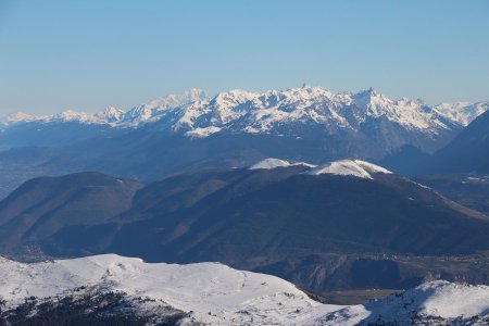 Mont Blanc et Belledonne.