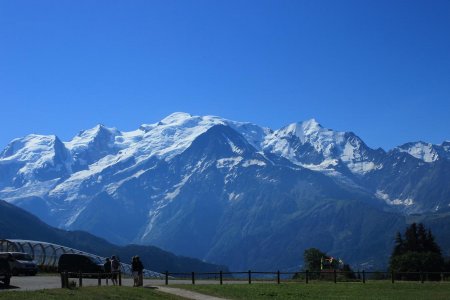 Mont Blanc depuis le parking