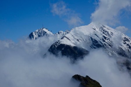 Pic de Merlheu et pic du Midi de Bigorre