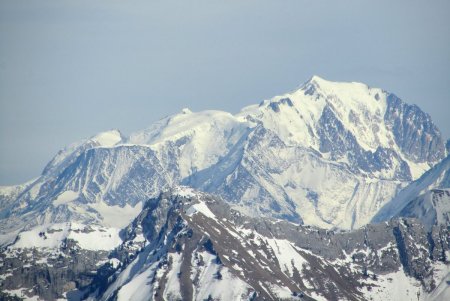 Le Mont Blanc, zoom.