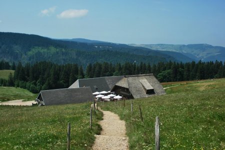 Arrivée sur la St-Wilhelmer Hütte