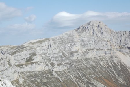 Le sommet des plus hautes pistes de Corrençon sous la Grande Moucherolle