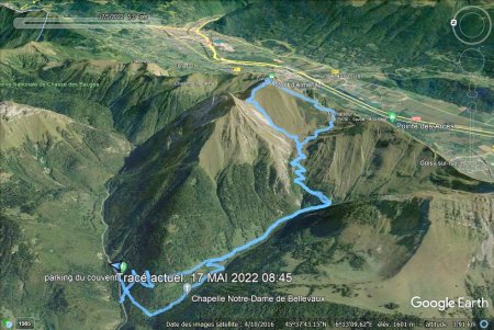 Itinéraire par Gps Garmin sur Google Earth