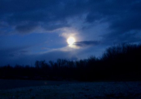 St-Bois : lever de lune