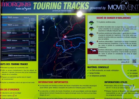 Les itinéraires de ski de rando de Morgin