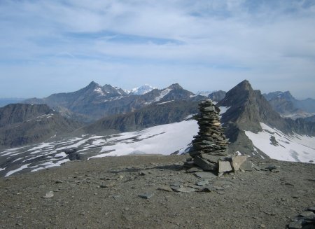 Sassière, Mont Blanc, Tsanteleina, Pointe du Montet.