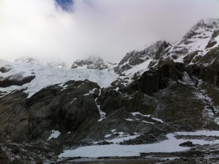 Extrémité avale du Glacier Blanc