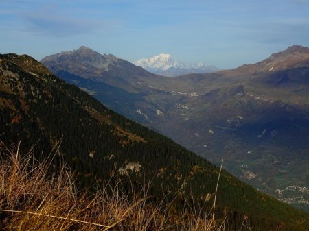 Toujours là, le Mont Blanc...