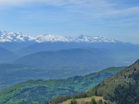 La vallée de l’Isère, la chaîne de Belledonne
