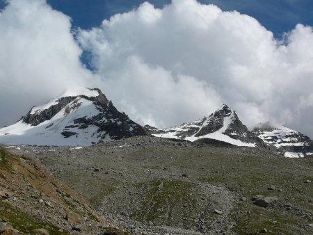 Le Ciarforon (3642m) et le Bec de Montchair 