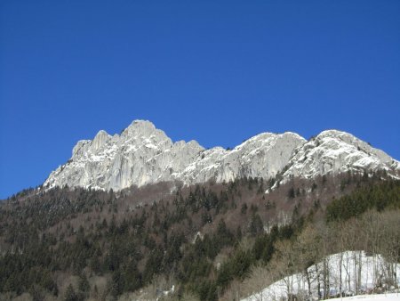 Roc des Boeufs depuis Mont Derrière.
