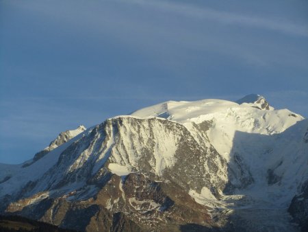 Le Mont Blanc des environs de Megève