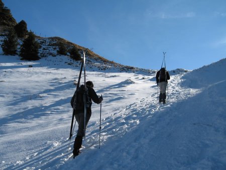 Montée au Col de l’Alpette (1540m)