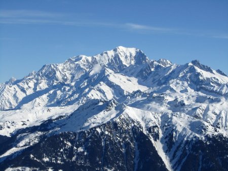 Vue sur le Mont Blanc.